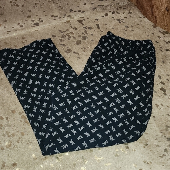 Michael Kors Blue and White Sweatpants Relaxed Fit - Picture 1 of 3